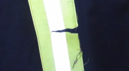 defekter Reflexstreifen an PSA